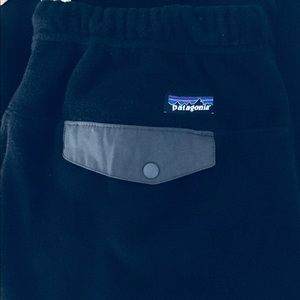 Black Patagonia synchilla pants, Medium.